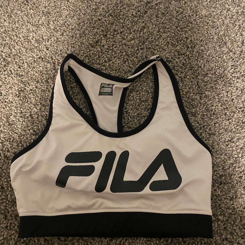 FILA - b&w sports bra - size S